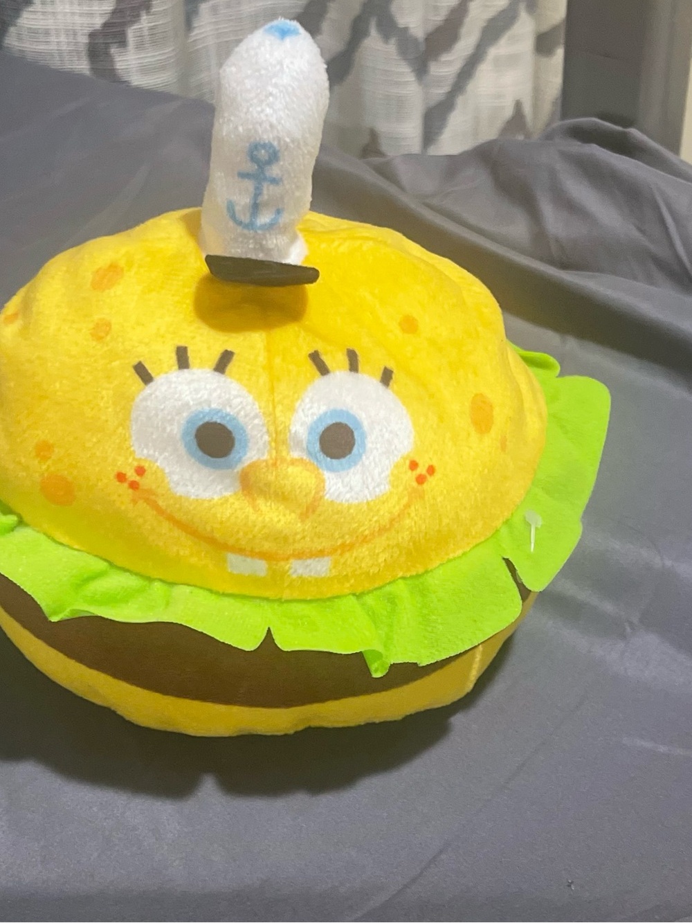 Nickelodeon SpongeBob Yellow & Green Burger Plush
